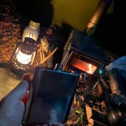 Forest camping with Pomoly stove