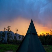 Winter Camping with Hot Tent and Wood Stove