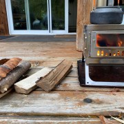 Try burning a new Titanium stove at home