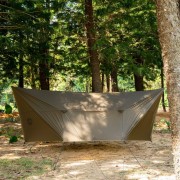 Hammock trap camping in the bush