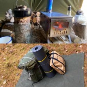 Forest camping with Pomoly stove