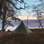 Enjoy the magnificent view from the tent