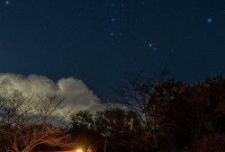 Camping under the stars