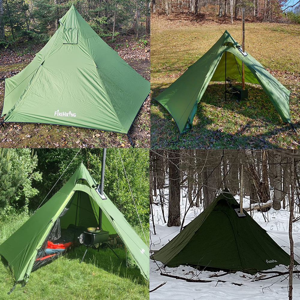 Which season of camping is your favorite? Hot Tent | teepee tent for adults 第1张