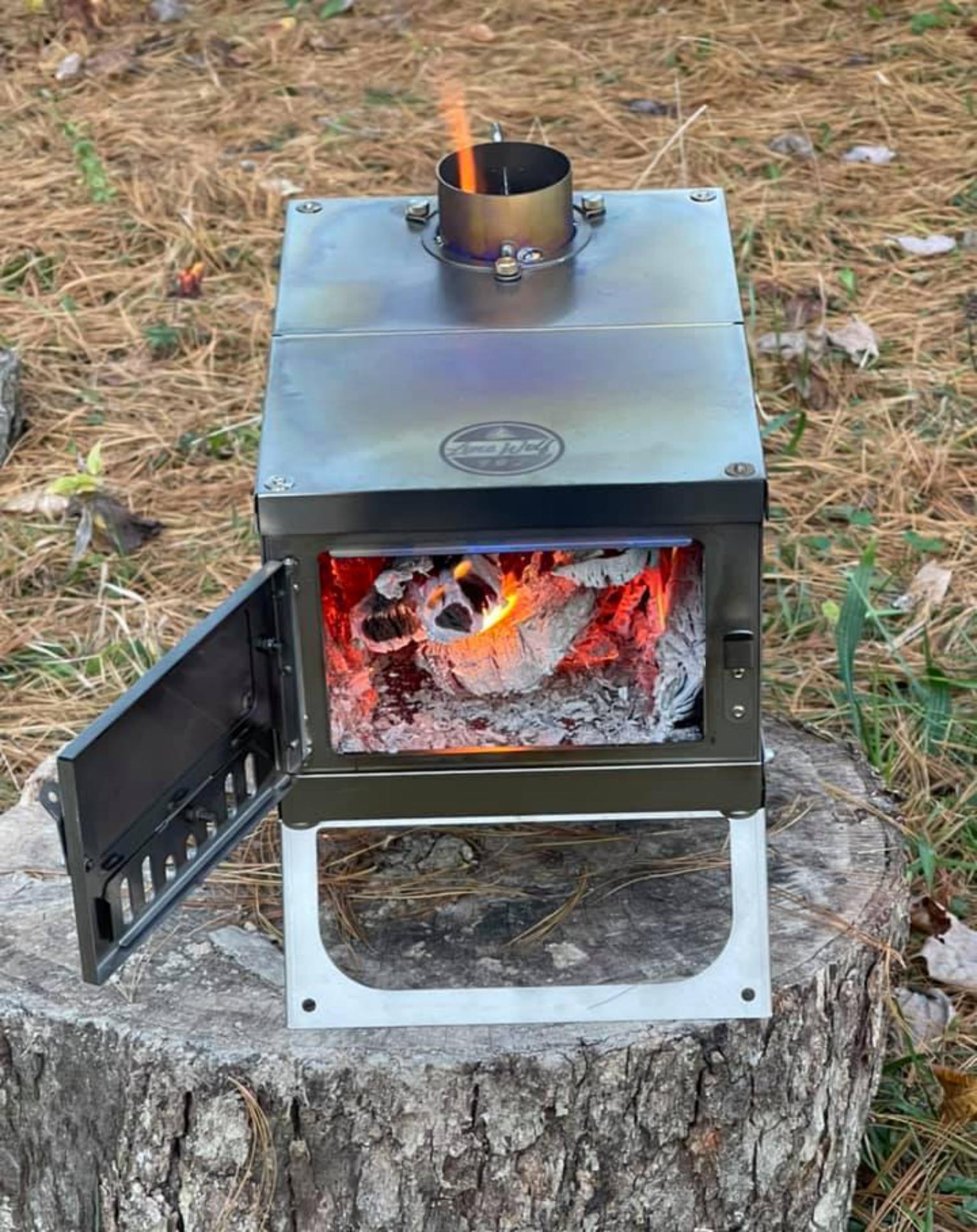 Unboxing the new camping tent stove  第4张