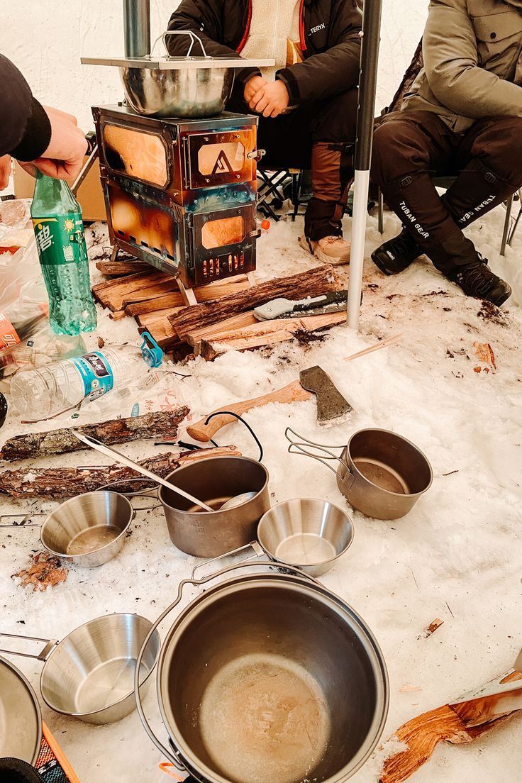 Camping with friends last winter  第2张